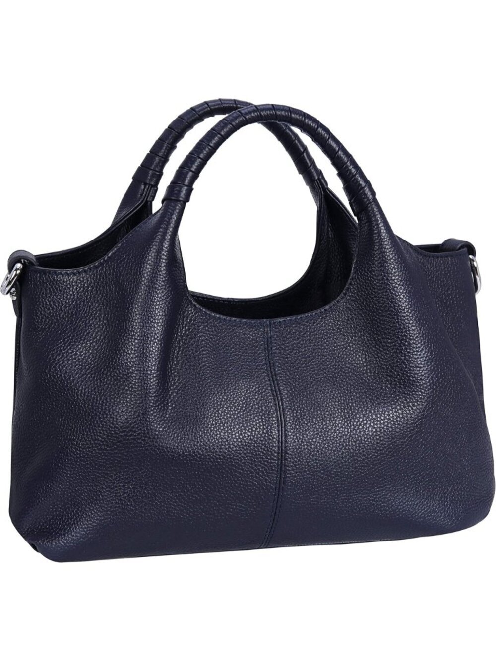 Women's Navy Blue Genuine Leather Shoulder Satchel Designer Crossbody Hobo Bags